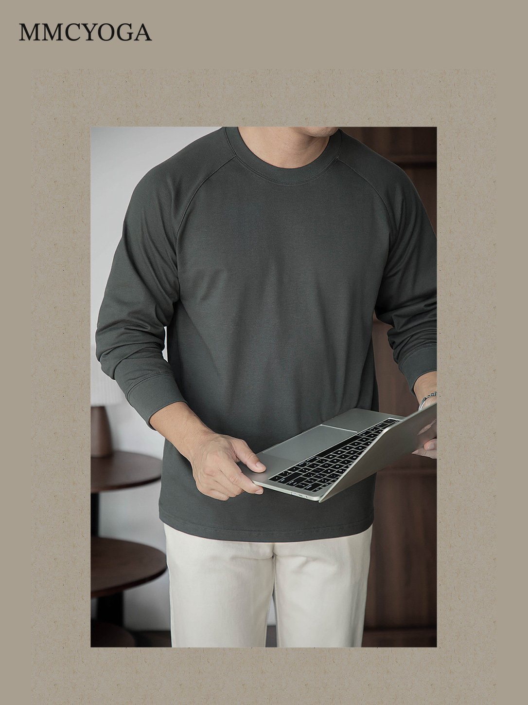Men's Vintage Raglan Long Sleeve T-Shirt