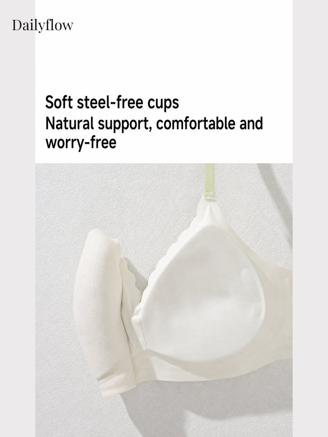 Floral Seamless Light-Support Bra