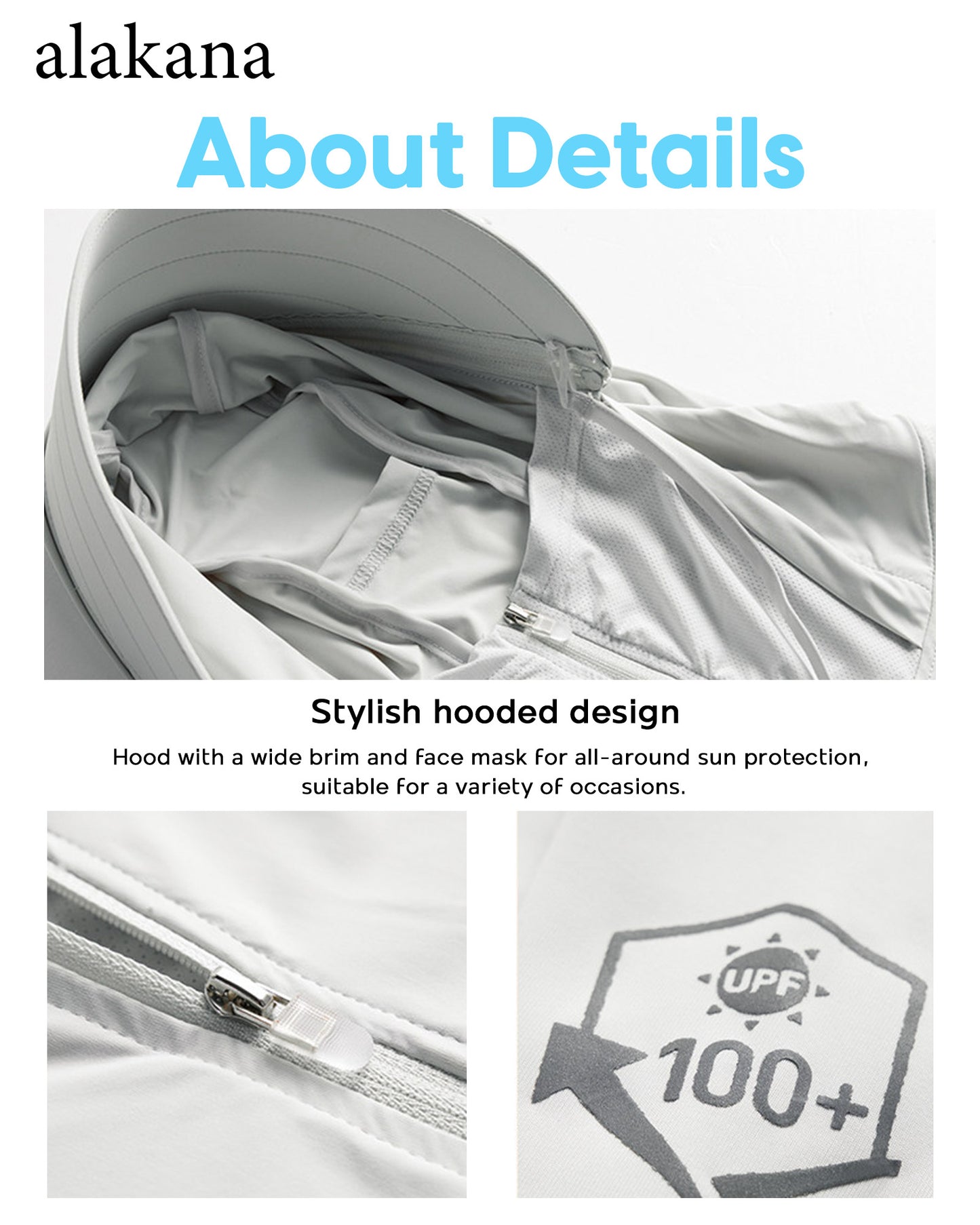 Men's UPF 50+ Sun Protection Hoodie