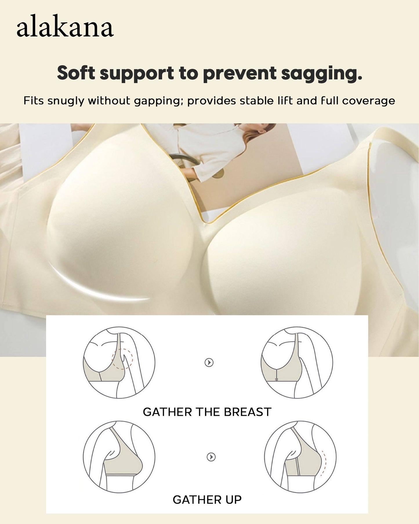 Women's Seamless Support Bra
