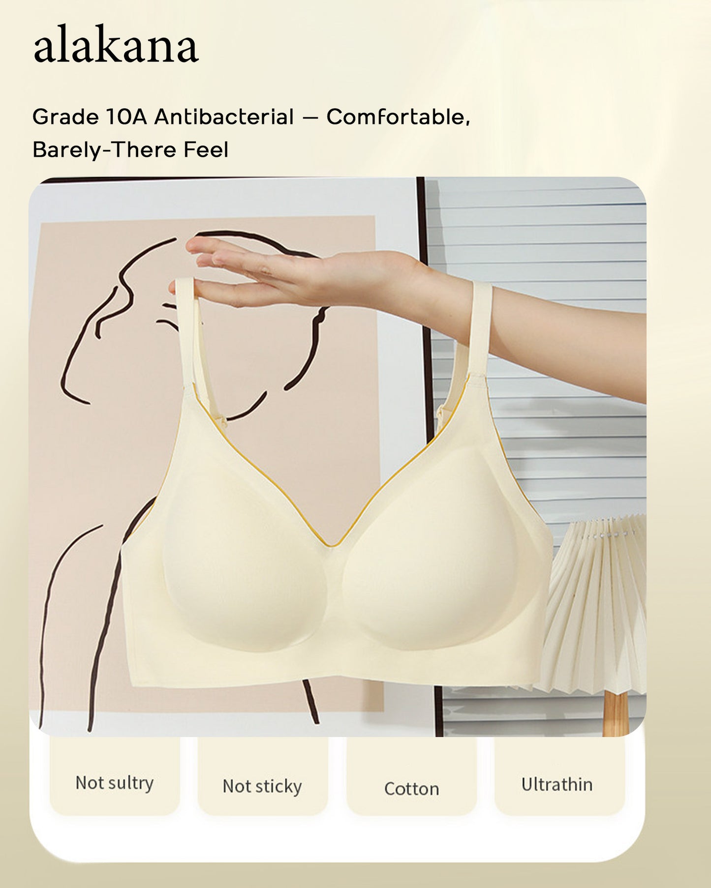 Women's Seamless Support Bra
