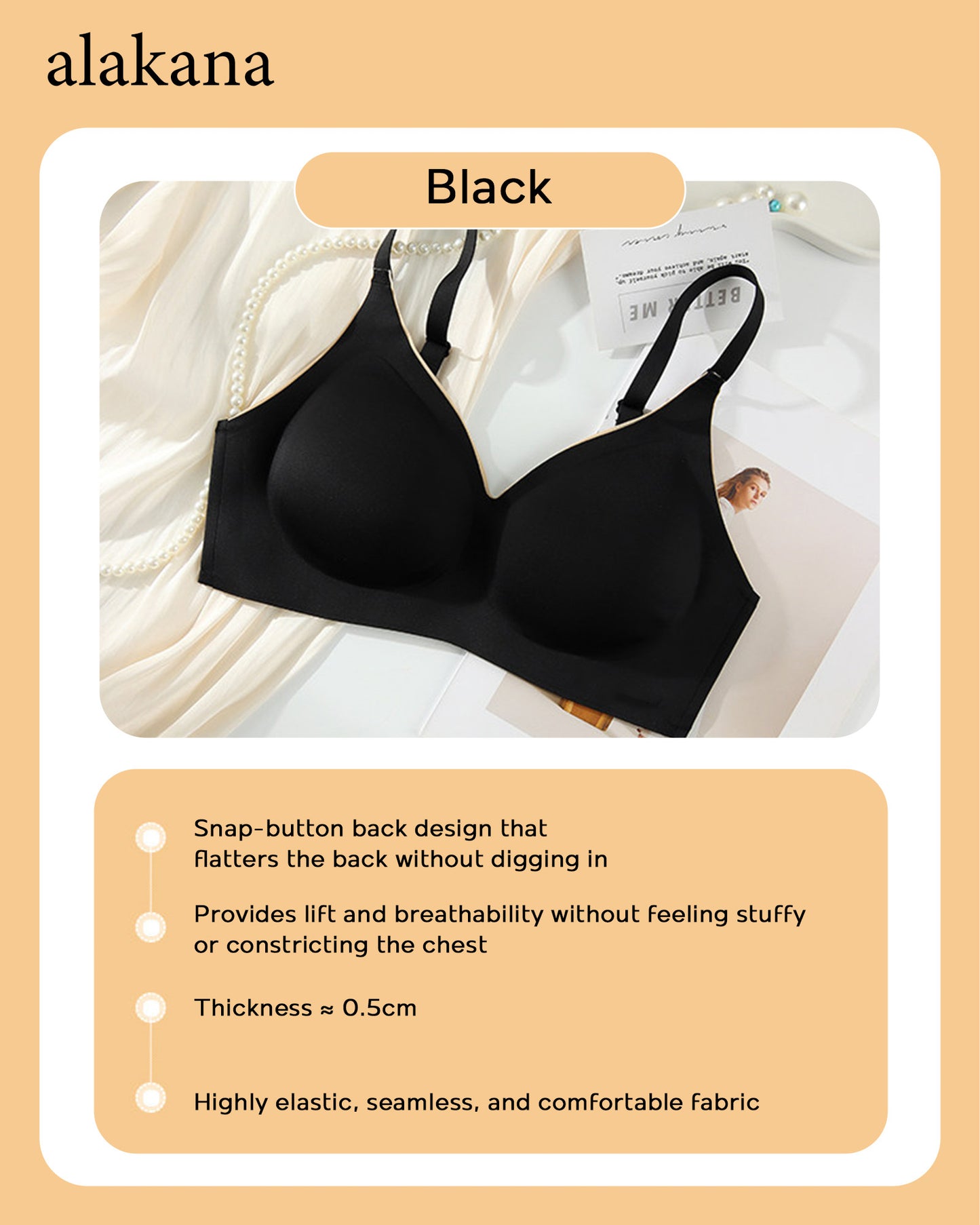 Women's Seamless Support Bra