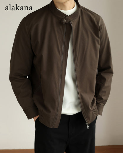 Men's Everyday Stand Collar Bomber Jacket