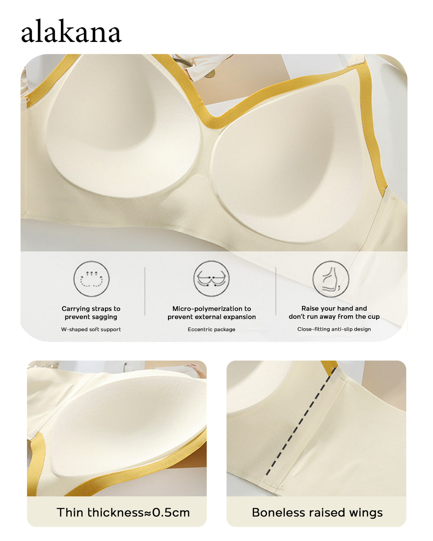 Women's Seamless Support Bra