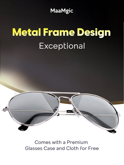 CinemaPro 3D Glasses - Premium Metal Frame with HD Lenses