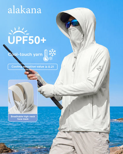 Men's UPF 50+ Sun Protection Hoodie