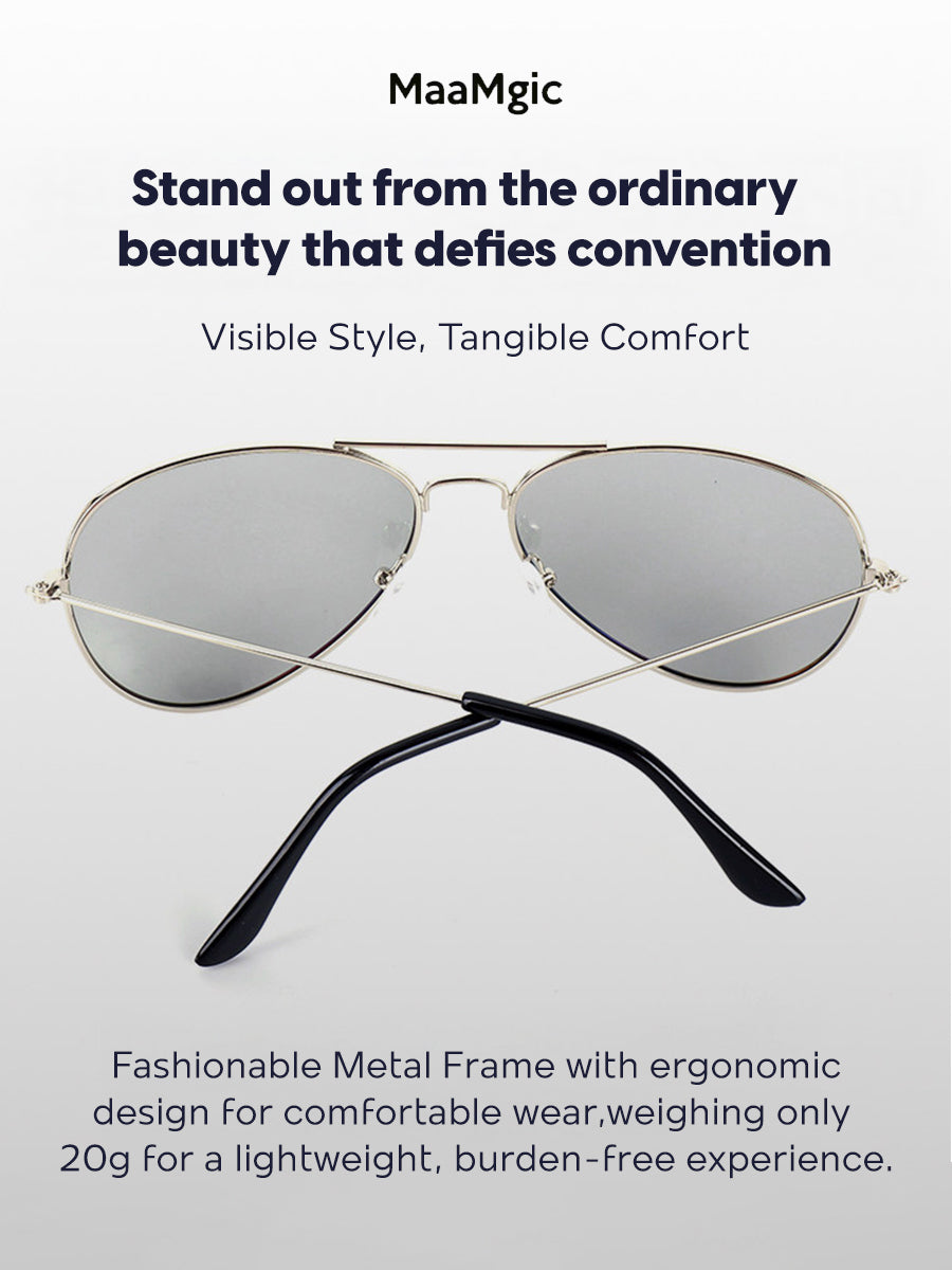 CinemaPro 3D Glasses - Premium Metal Frame with HD Lenses
