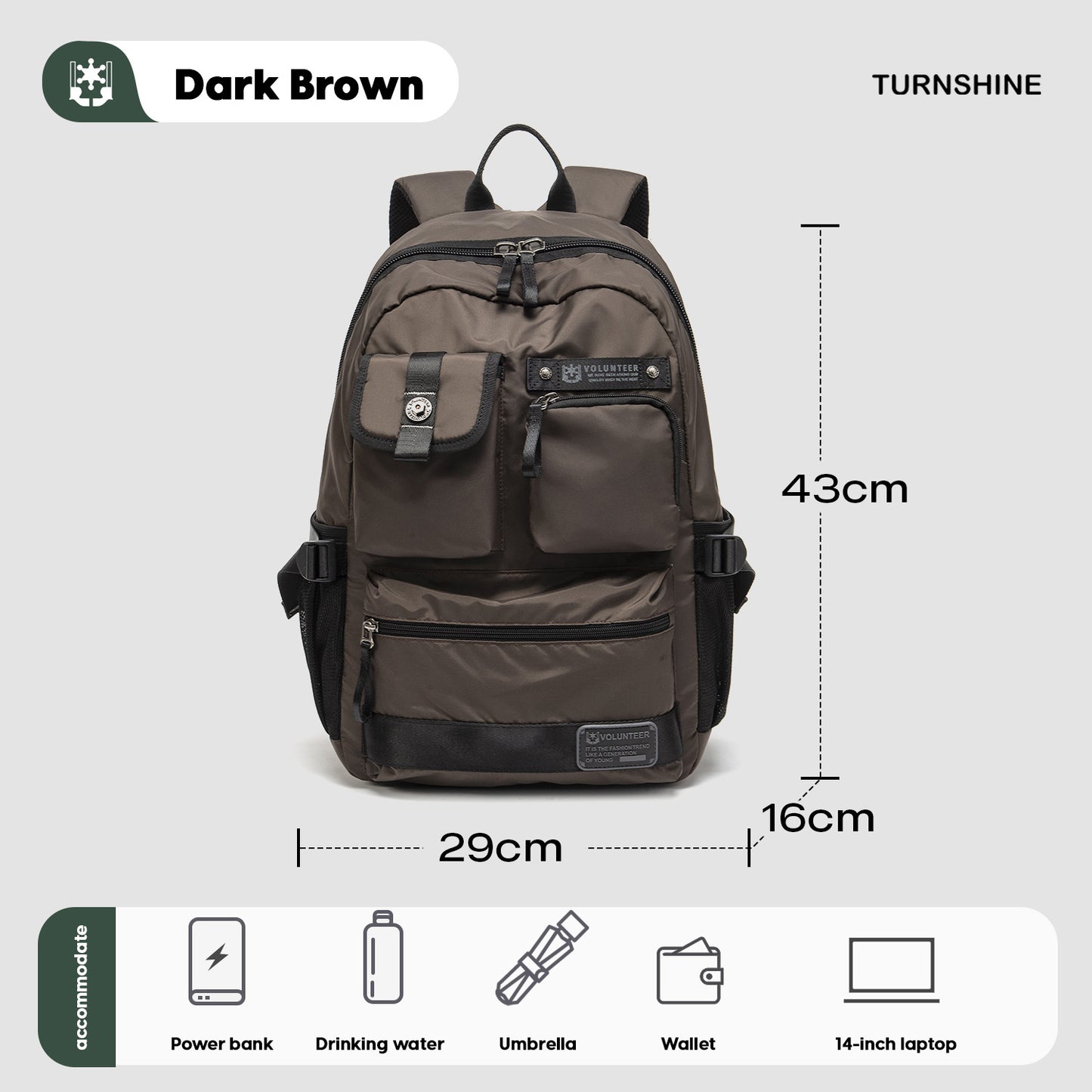 Ultra-Lightweight Oxford Backpack for Men