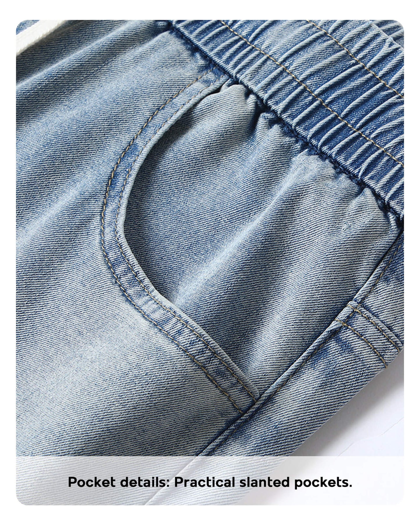 Men's Washed Wide Leg Jeans