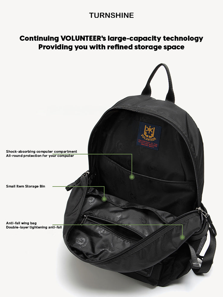 Ultra-Lightweight Oxford Backpack for Men