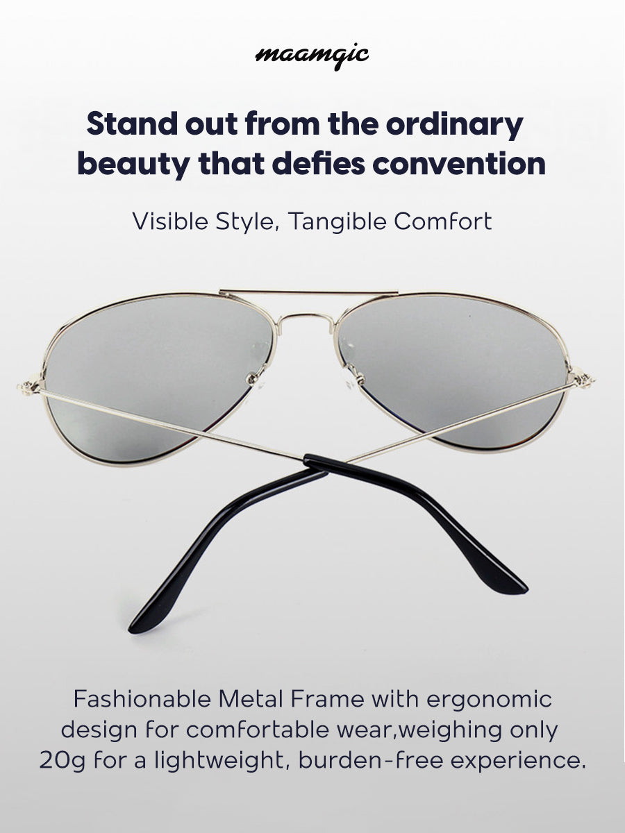 CinemaPro 3D Glasses - Premium Metal Frame with HD Lenses