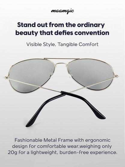 CinemaPro 3D Glasses - Premium Metal Frame with HD Lenses