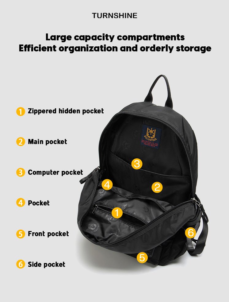 Ultra-Lightweight Oxford Backpack for Men