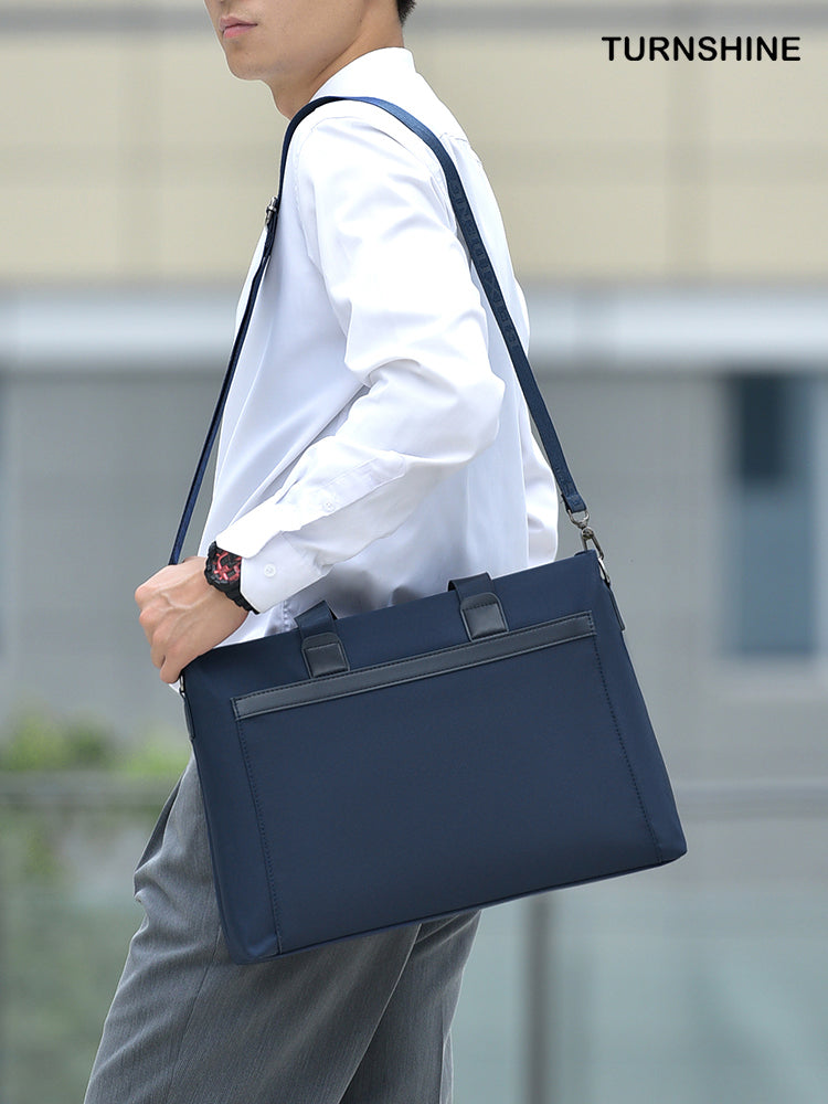 Oxford Fabric Briefcase – Shoulder & Hand Carry Business Document Bag