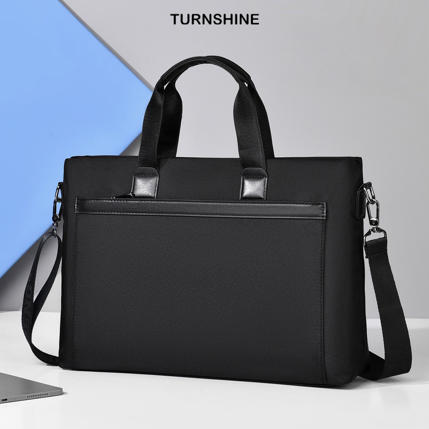 Oxford Fabric Briefcase – Shoulder & Hand Carry Business Document Bag