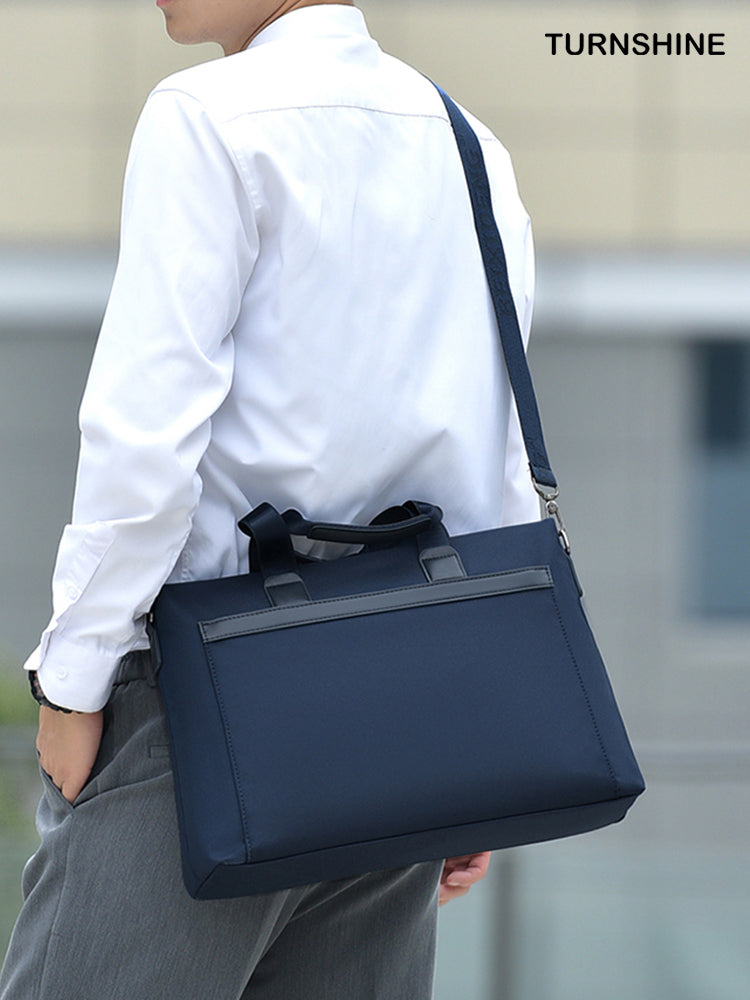 Oxford Fabric Briefcase – Shoulder & Hand Carry Business Document Bag