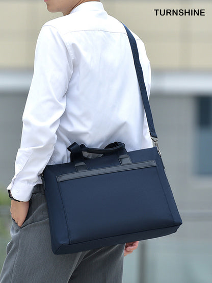 Oxford Fabric Briefcase – Shoulder & Hand Carry Business Document Bag