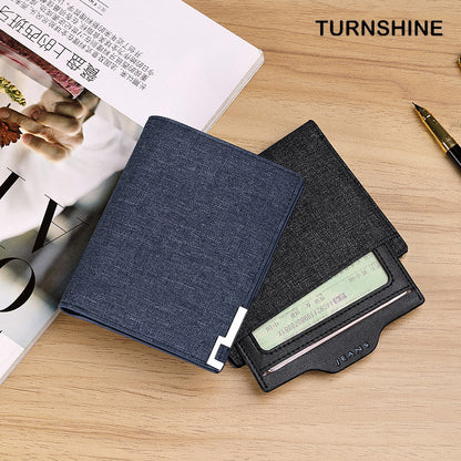 Men’s Short Canvas Wallet