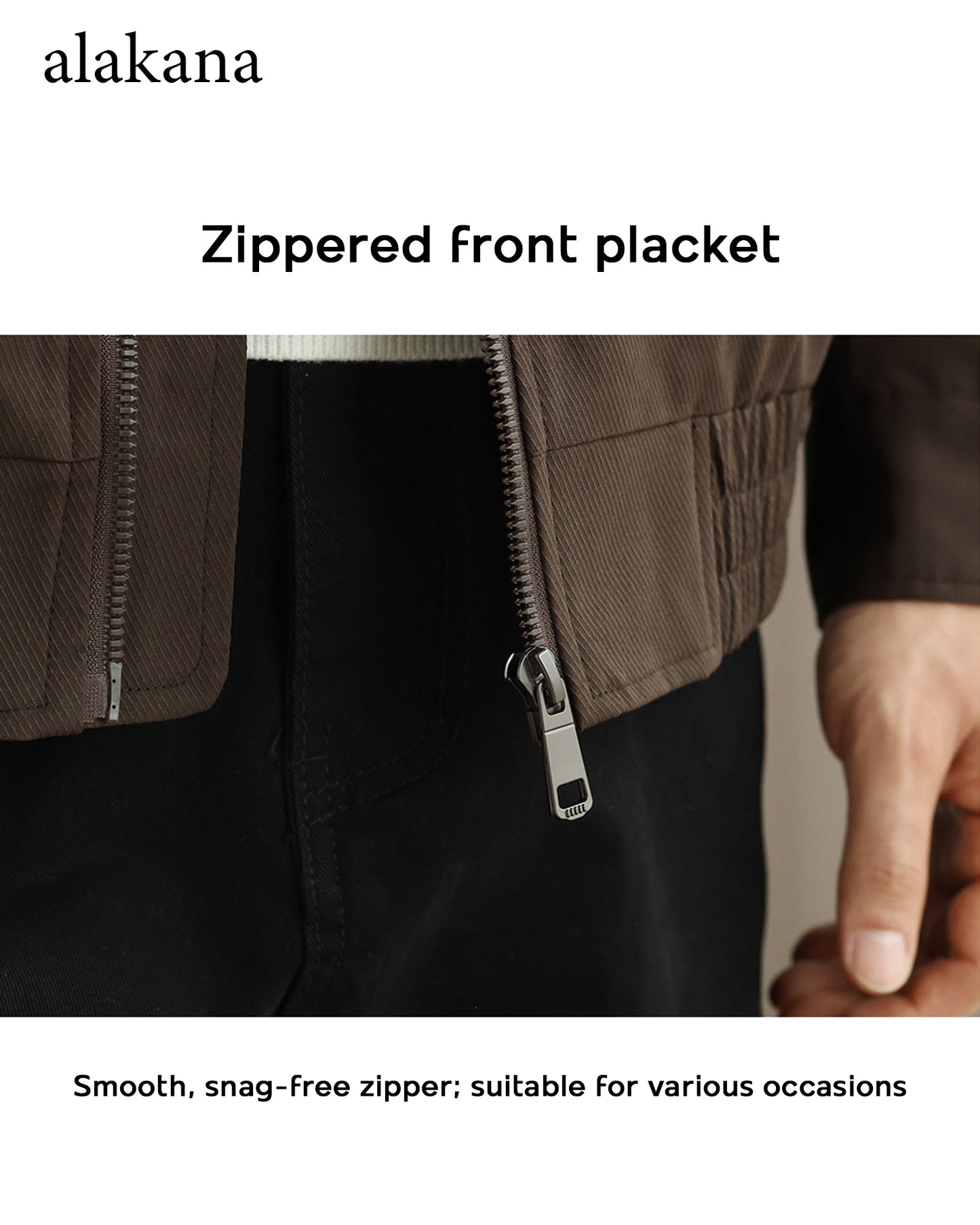 Men's Everyday Stand Collar Bomber Jacket