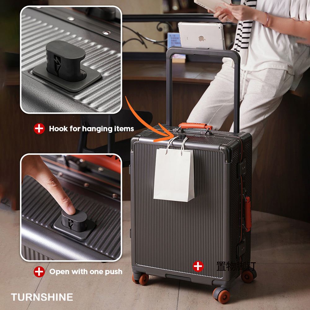 Multifunctional Travel Luggage with Wide Design and Easy Maneuverability