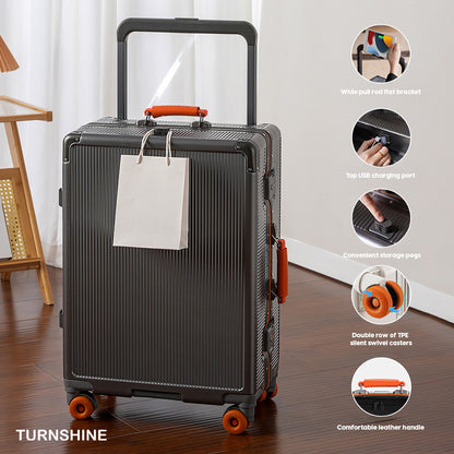 Multifunctional Travel Luggage with Wide Design and Easy Maneuverability