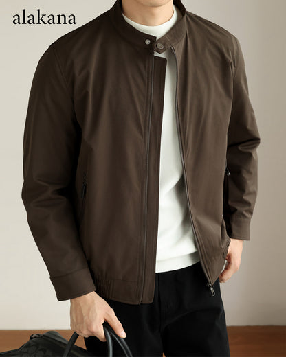 Men's Everyday Stand Collar Bomber Jacket