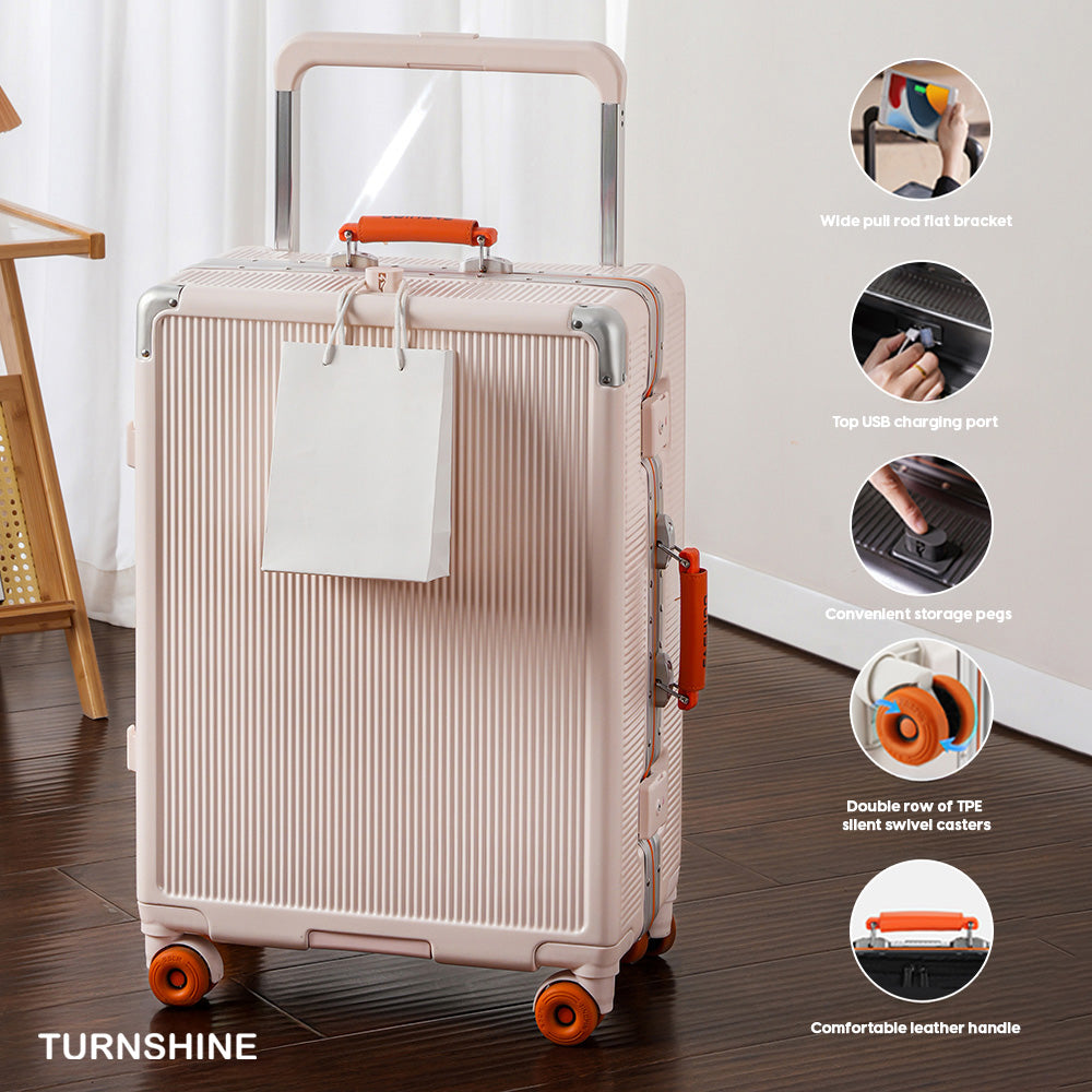 Multifunctional Travel Luggage with Wide Design and Easy Maneuverability