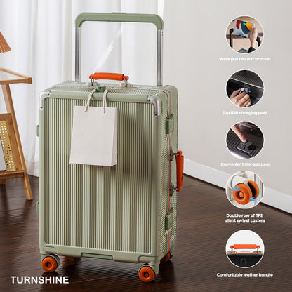 Multifunctional Travel Luggage with Wide Design and Easy Maneuverability