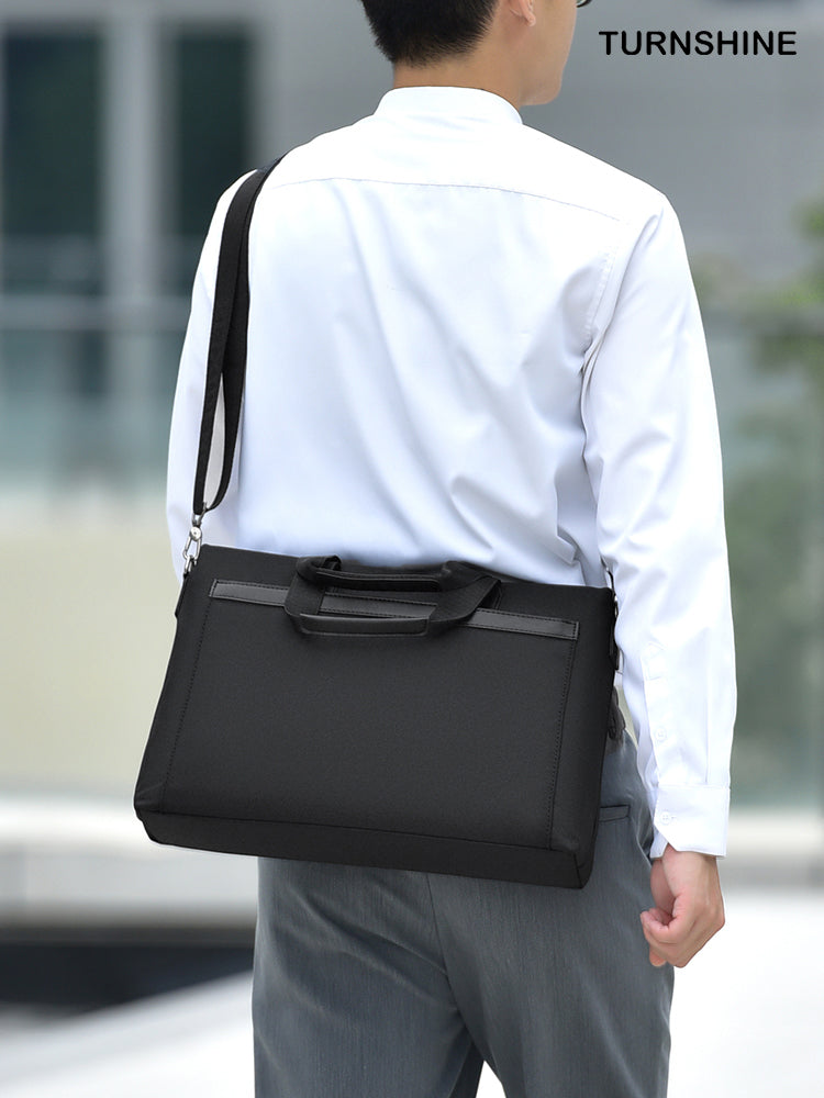 Oxford Fabric Briefcase – Shoulder & Hand Carry Business Document Bag