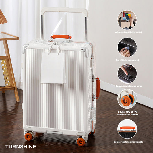 Multifunctional Travel Luggage with Wide Design and Easy Maneuverability