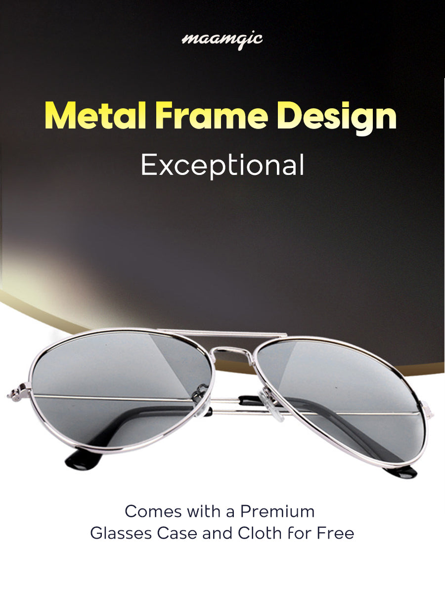 CinemaPro 3D Glasses - Premium Metal Frame with HD Lenses