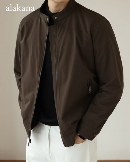 Men's Everyday Stand Collar Bomber Jacket