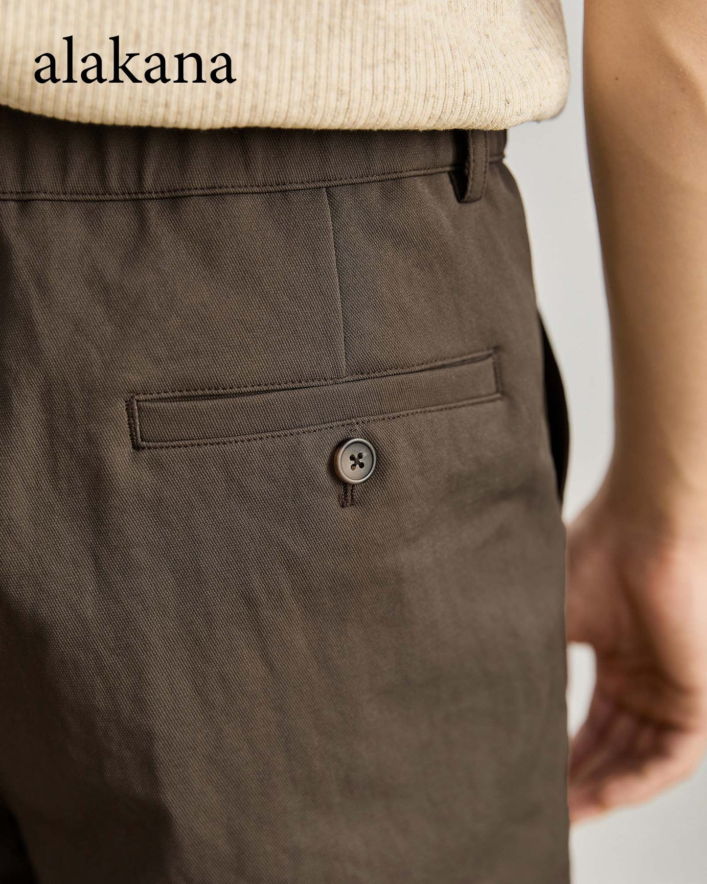 Men's Semi-Elastic Waist Textured Knee-Length Shorts