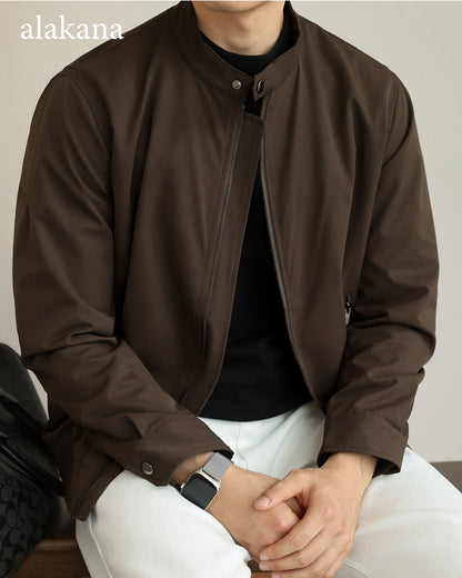 Men's Everyday Stand Collar Bomber Jacket