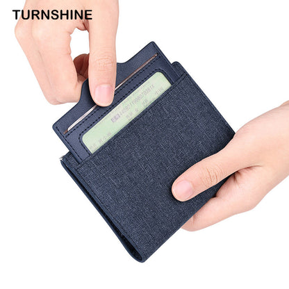 Men’s Short Canvas Wallet