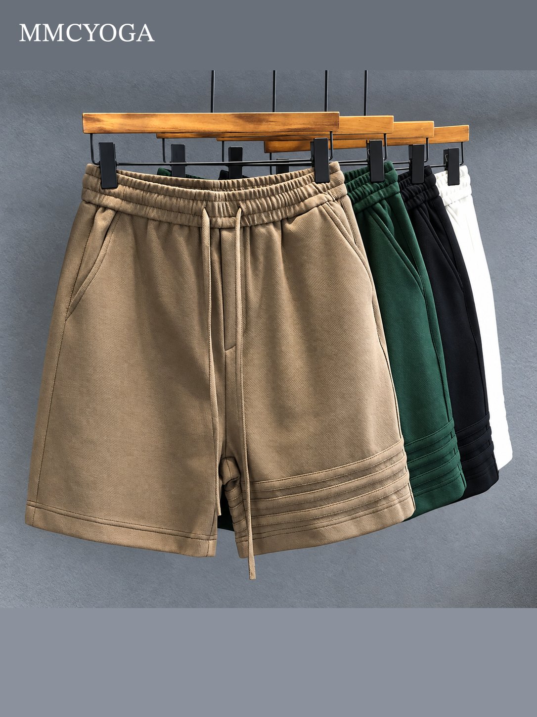 Men's Triple Stripe Relaxed Athletic Shorts
