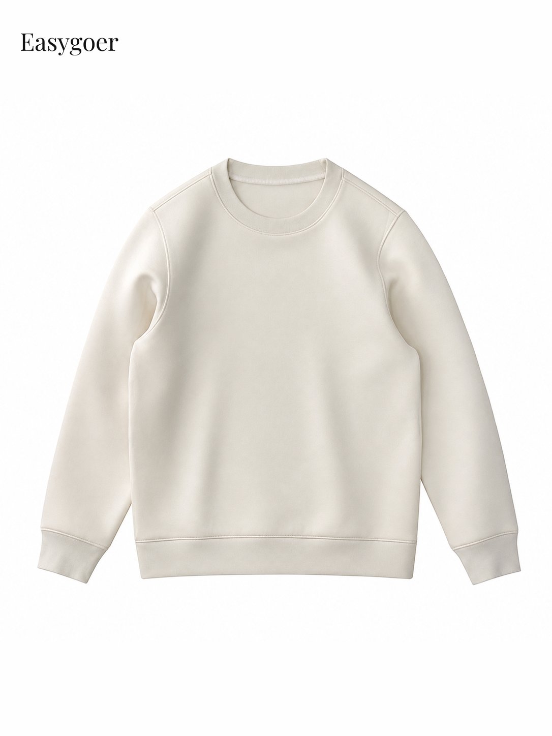 Minimalist Air-Layer Crewneck Sweatshirt