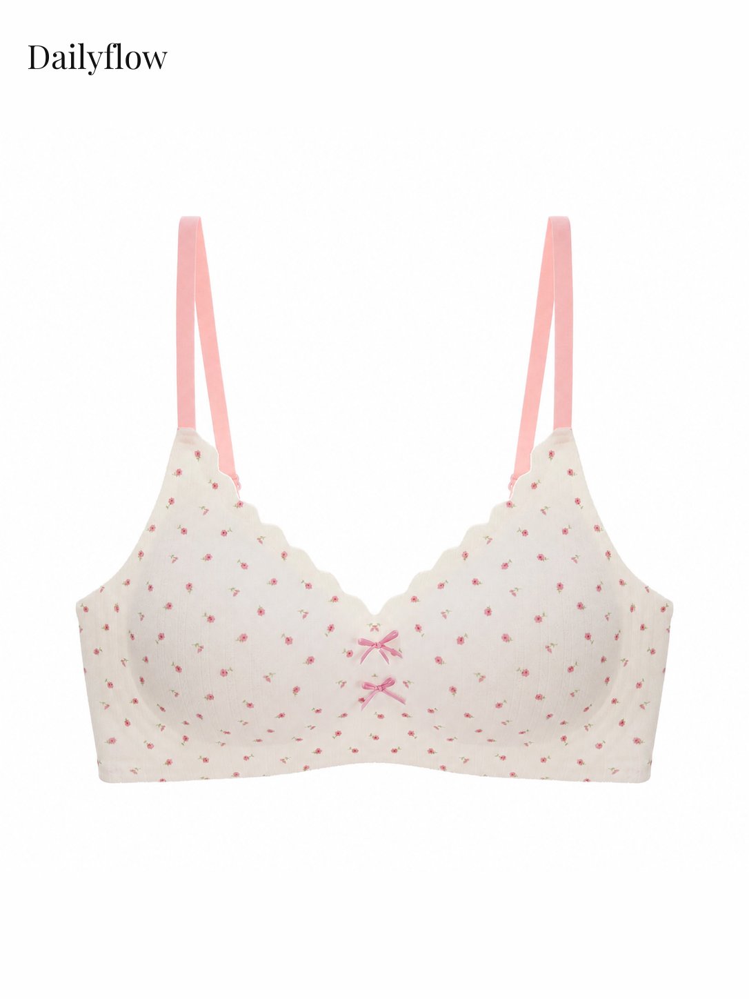 Floral Seamless Light-Support Bra