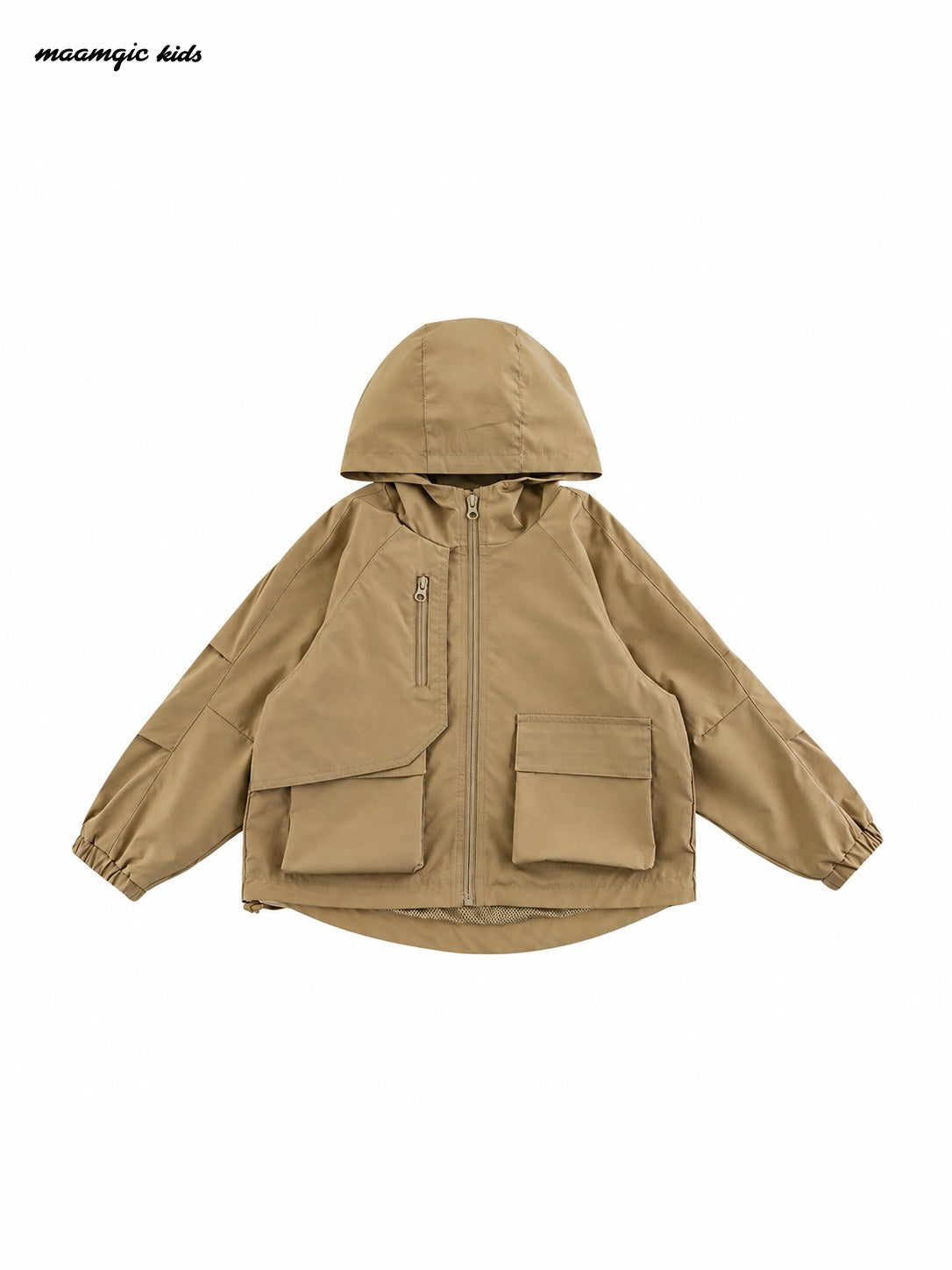 Kids Outdoor Hooded Utility Jacket