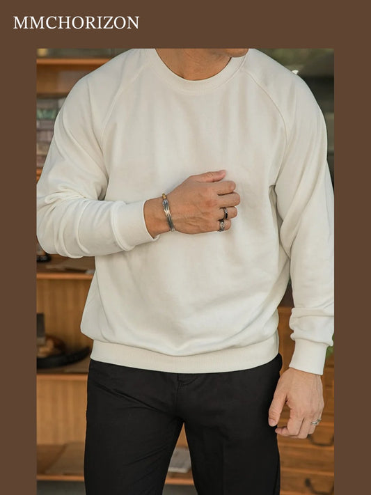 Men's Vintage Raglan Crewneck Sweatshirt