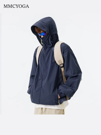 Men's Lightweight Hooded Sun Protection Jacket