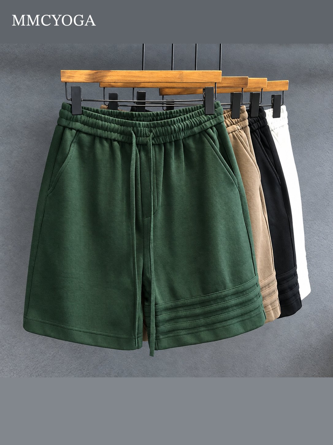 Men's Triple Stripe Relaxed Athletic Shorts