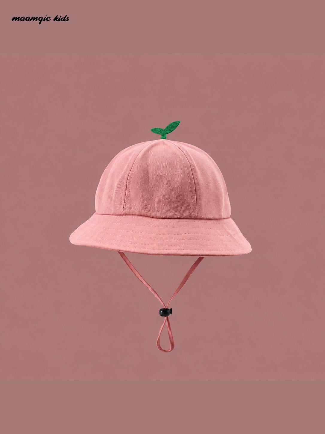 Kids Wide Brim Sun Hat with Chin Strap