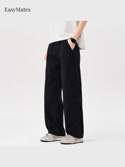 Men's Straight‑Leg Casual Pants