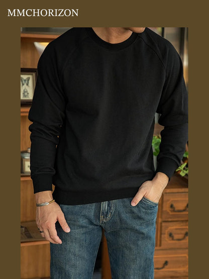 Men's Vintage Raglan Crewneck Sweatshirt