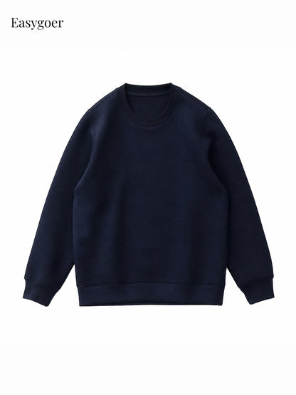 Minimalist Air-Layer Crewneck Sweatshirt