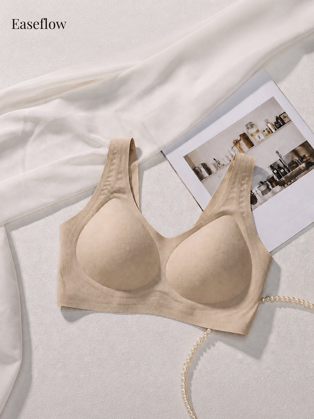 Women's Seamless Fixed-Cup Everyday Bra