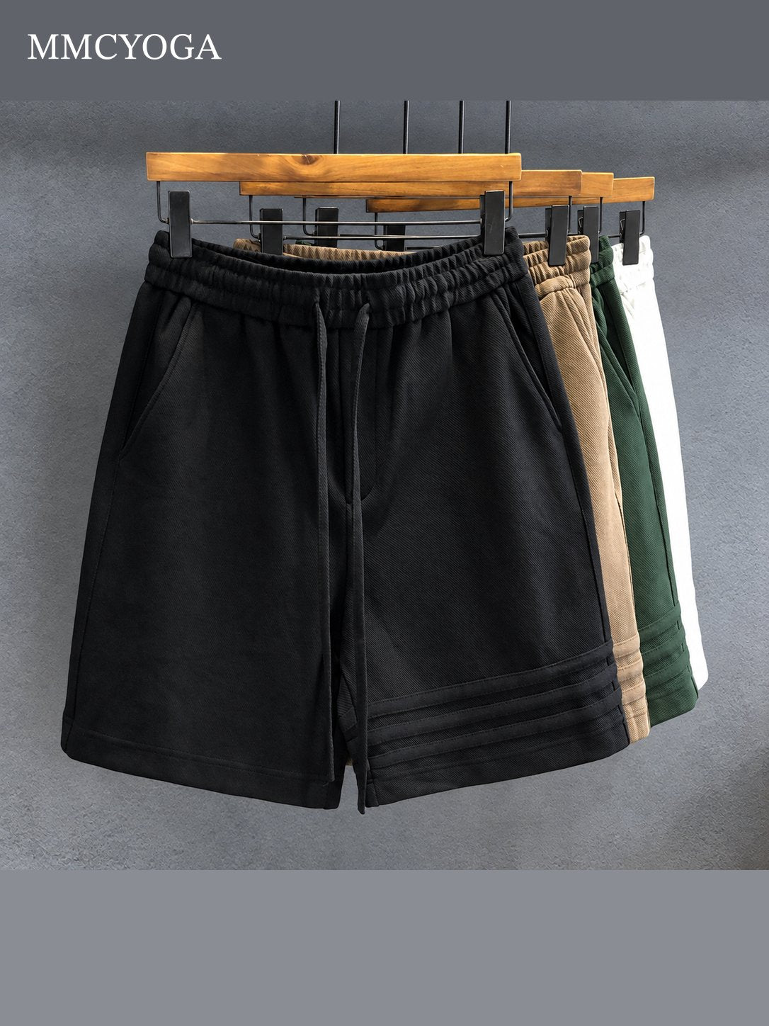 Men's Triple Stripe Relaxed Athletic Shorts