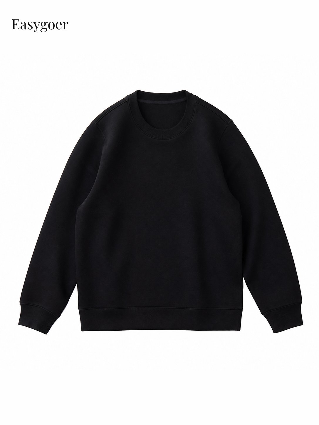 Minimalist Air-Layer Crewneck Sweatshirt