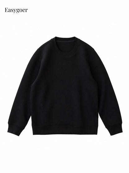 Minimalist Air-Layer Crewneck Sweatshirt